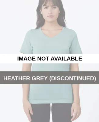 HC1125 Cotton Heritage Womens V Neck T Shirts HEATHER GREY (DISCONTINUED)