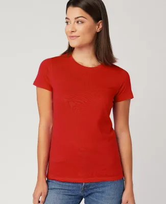 HC1025 Womens Cotton Crew Neck Tee Red (Discontinued)