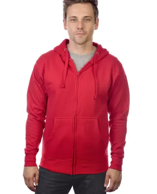M2700A Cotton Heritage Springfield Unisex Zip Up H Red