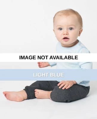 T007 Infant Baby Thermal Long Sleeve T-Shirt Light Blue