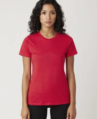 LC1026 Cotton Heritage Juniors Boyfriend Tee in Team red
