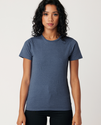 LC1026 Cotton Heritage Juniors Boyfriend Tee in Shale blue hthr (discontinued)