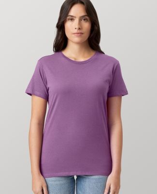 LC1026 Cotton Heritage Juniors Boyfriend Tee in Fig purple
