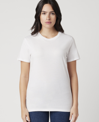 LC1026 Cotton Heritage Juniors Boyfriend Tee in White
