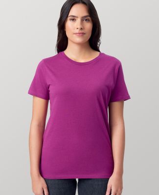 LC1026 Cotton Heritage Juniors Boyfriend Tee in Boysenberry