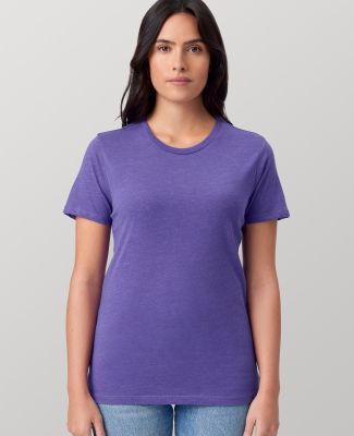 LC1026 Cotton Heritage Juniors Boyfriend Tee in Purple heather (discontinued)