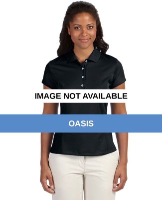 A171 adidas Golf Ladies' climalite® Solid Polo Oasis