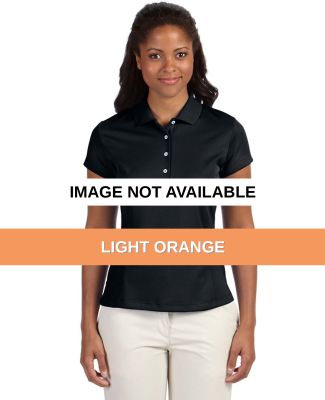 A171 adidas Golf Ladies' climalite® Solid Polo Light Orange