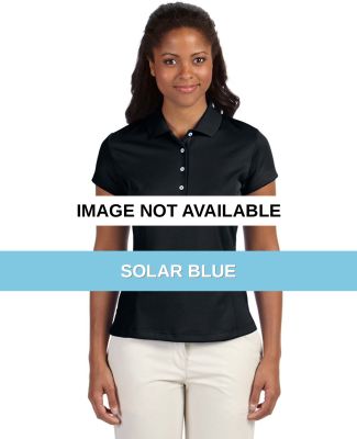 A171 adidas Golf Ladies' climalite® Solid Polo Solar Blue