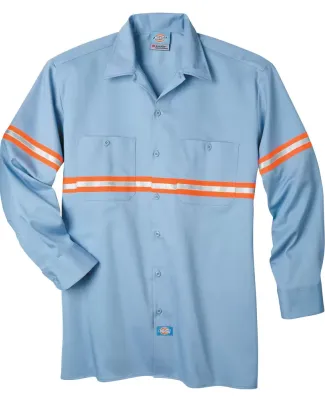 Dickies Workwear VL101 Unisex Enhanced Visibility Long-Sleeve Twill Work Shirt