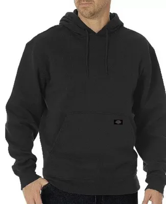 Dickies Workwear TW392 Unisex Midweight Fleece Pullover Hoodie BLACK