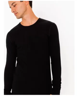 T407W Adult Thermal Long-Sleeve T-Shirt Black