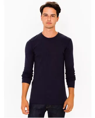 T407W Adult Thermal Long-Sleeve T-Shirt Navy