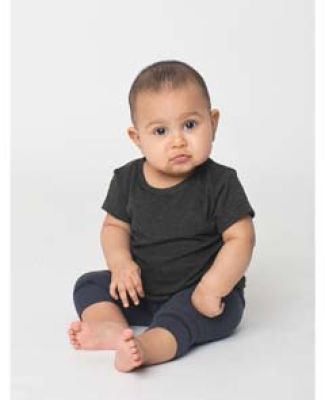 TR005 American Apparel Infant Tri-Blend Short Sleeve T-Shirt Tri-Black(Discontinued)