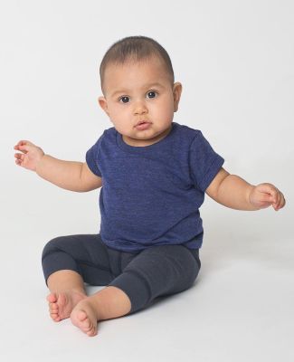 American Apparel TR005W Infant Triblend Short-Sleeve T-Shirt Tri Indigo