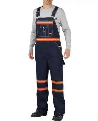 Dickies Workwear VB501 Men's Enhanced Visibility Denim Bib Overall INDIGO BLUE _36