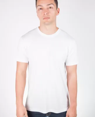 MC134 White Modal Cotton T-Shirt Front View
