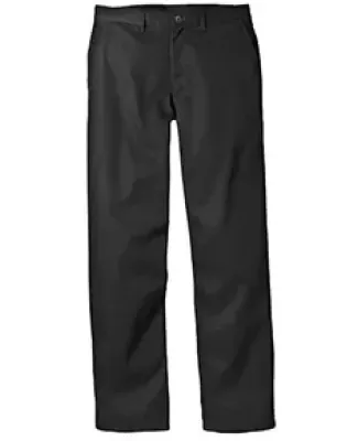 Dickies Workwear WP314 8 oz.  Relaxed Fit Cotton Flat Front Pant BLACK _28