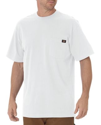 Dickies Workwear WS436T Men's Tall Short-Sleeve Pocket T-Shirt WHITE