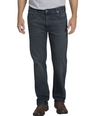Dickies Workwear XD740 Men's X-Series Relaxed Fit Straight-Leg 5-Pocket Denim Jean Pant TN WSH ST IND _32