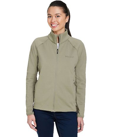 Marmot M15392 Ladies' Leconte Fleece Jacket in Vetiver front view