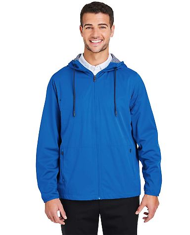 North End NE75 Men's Network Lightweight Jacket in Lt nautl blu ht front view