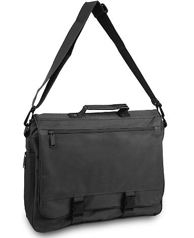 Liberty Bags 1012 GOH Getter Expandable Briefcase BLACK front view