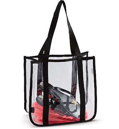 1120 Gemline Clear Event Tote CLEAR front view