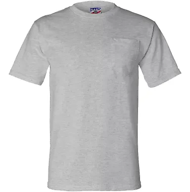 Union Made 3015 Union-Made Short Sleeve T-Shirt with a Pocket DARK ASH front view