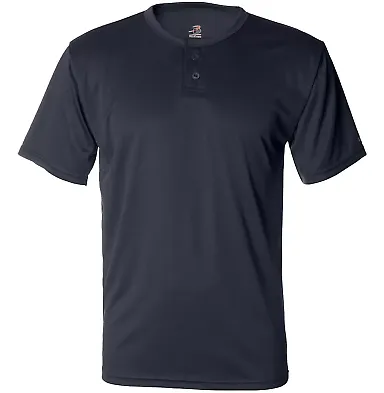 Badger Sportswear 7930 B-Core Placket Jersey Navy front view