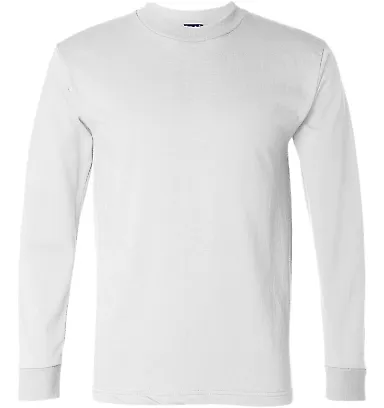 Union Made 2955 Union-Made Long Sleeve T-Shirt WHITE front view