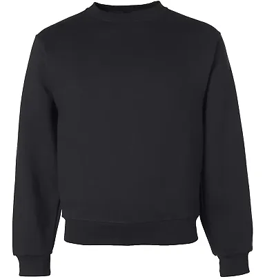 82300 Fruit of the Loom Adult SupercottonSweatshirt Black front view