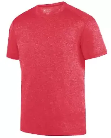Augusta Sportswear 2801 Youth Kinergy Training Tee Red Heather front view