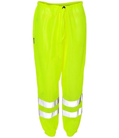 ML Kishigo 3107-3108 Ultra-Cool™ Mesh Pants Lime front view