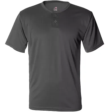 Badger Sportswear 7930 B-Core Placket Jersey Graphite front view