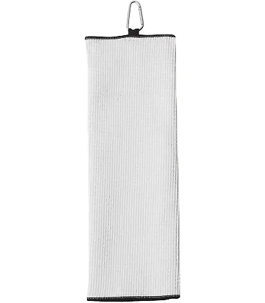 Carmel Towel Company C1717MTC Fairway Golf Towel WHITE front view