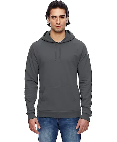 5495W Cali Fleece Pullover Hoodie ASPHALT front view