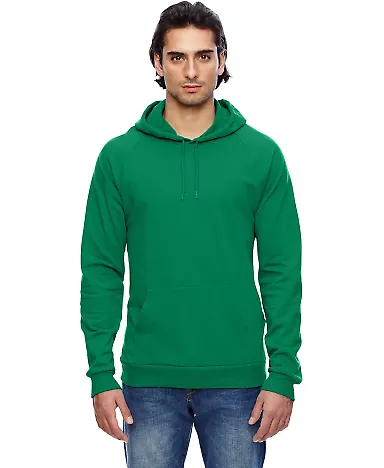 5495W Cali Fleece Pullover Hoodie KELLY GREEN front view