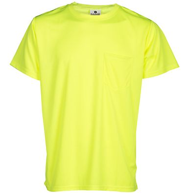 ML Kishigo 9124-9125 Short Sleeve T-Shirt Lime front view