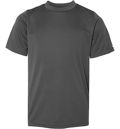 Russel Athletic 629X2B Youth Core Short Sleeve Performance Tee Stealth front view