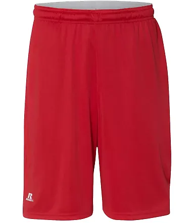 Russel Athletic TS7X2M 10" Essential Shorts with Pockets True Red front view