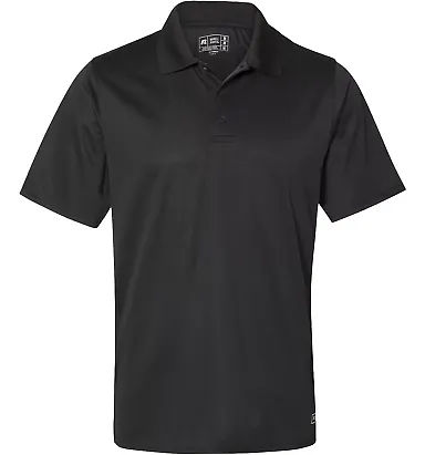 Russel Athletic 7EPTUM Essential Short Sleeve Polo Black front view