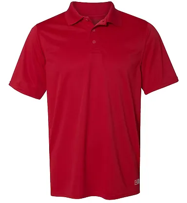 Russel Athletic 7EPTUM Essential Short Sleeve Polo True Red front view