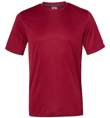 Russel Athletic 629X2M Core Short Sleeve Performance Tee Cardinal front view