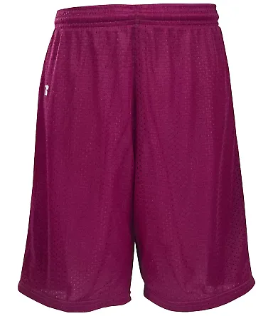 Russel Athletic 659AFB Youth Tricot Mesh Short Maroon front view