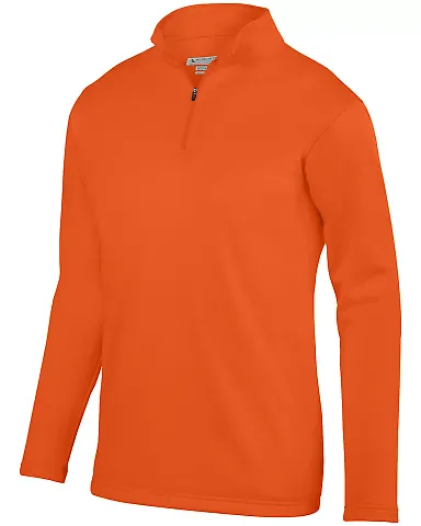 Augusta Sportswear 5508 Youth Wicking Fleece Pullover Orange front view