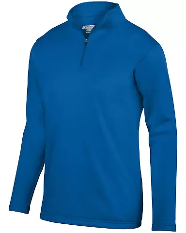 Augusta Sportswear 5508 Youth Wicking Fleece Pullover Royal front view