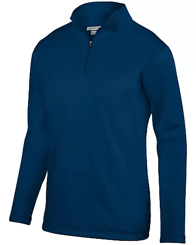 Augusta Sportswear 5508 Youth Wicking Fleece Pullover Navy front view
