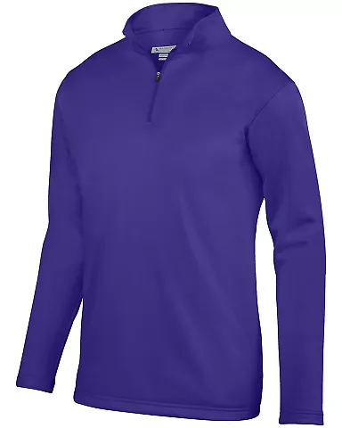 Augusta Sportswear 5508 Youth Wicking Fleece Pullover Purple front view