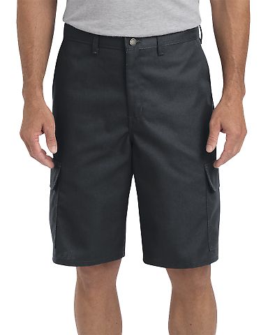Dickies Workwear LR600 Men's 11 Regular Fit Industrial Cargo Short DK CHARCOAL _50 front view